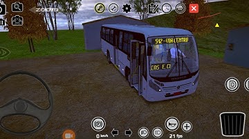 Proton bus simulator 2 com MOD map Novo recanto linha 542 com Neobus spectrum city na chuva 