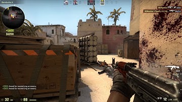 cs go ak 3k 1v4 clutch failed fail reload mirage a site firebox