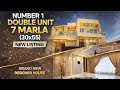 Best 7 Marla 30x55 Double Unit House for sale | 5 Bed Luxury Home | Prime Location Bahria town