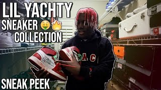 Lil Yachty Gives us a Sneak Peek at his Sneaker Closet