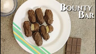 Bounty Bar Recipe | Coconut Chocolate Bar | 3 Ingredients Recipe