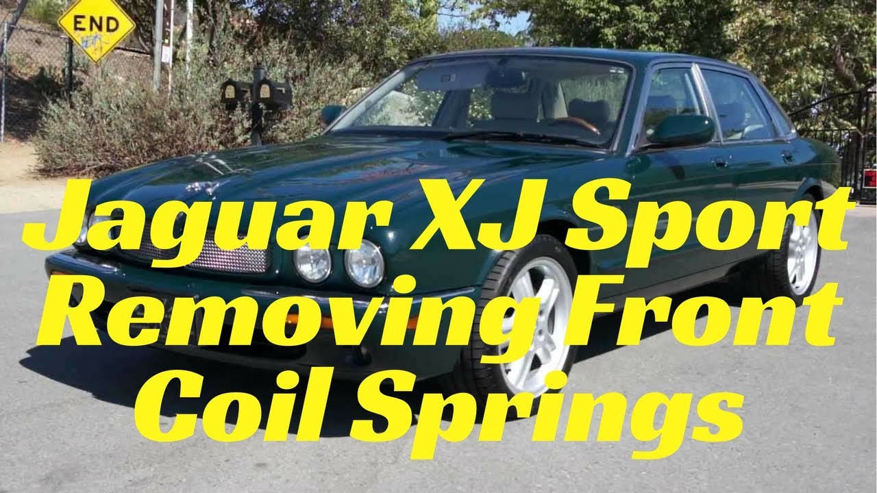 Jaguar XJ Sport Removing Front Coil Springs / Lower Ball Joint YouTube