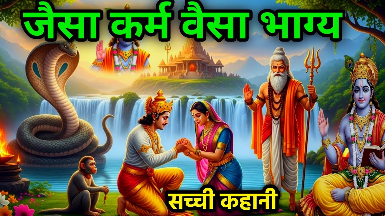 जैसा कर्म वैसा भाग्य | कर्म के फल की सच्ची कथा | motivation story | krishna motivation story #geeta