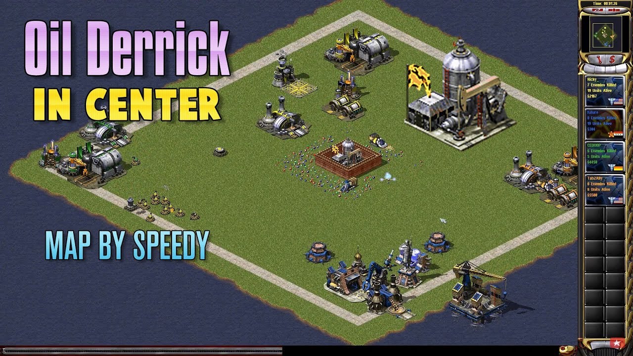 Red Alert 2 & Yuri's Revenge - Oil Derrick in center - map by Speedy ...