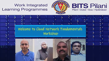 M.Tech Cloud Computing - Cloud Network Course workshop video