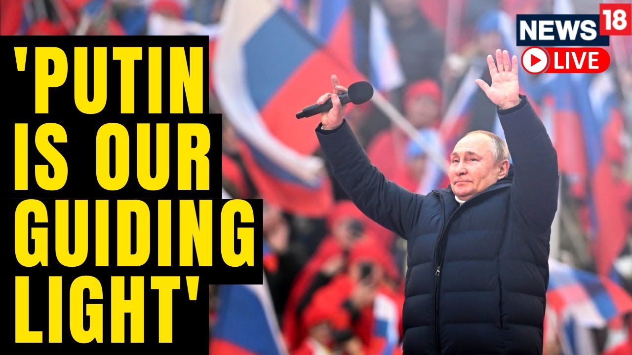 Putin Concert Russians Back Putin At Concert In Support Of Russian Army | Putin ...