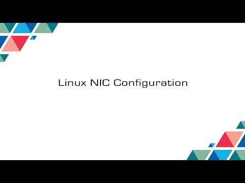 Linux NIC Configuration