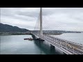 2026.06.12 淡江大橋 淡水端 橋頭區橋底河邊 東側觀察主橋塔圍堰  施工 概況 空拍直播