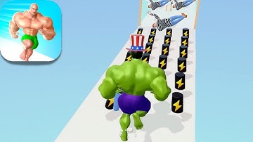 MUSCLE RUSH 🔋💪😎 Gameplay Walkthrough All Levels iOS,Android games | Level 9-10