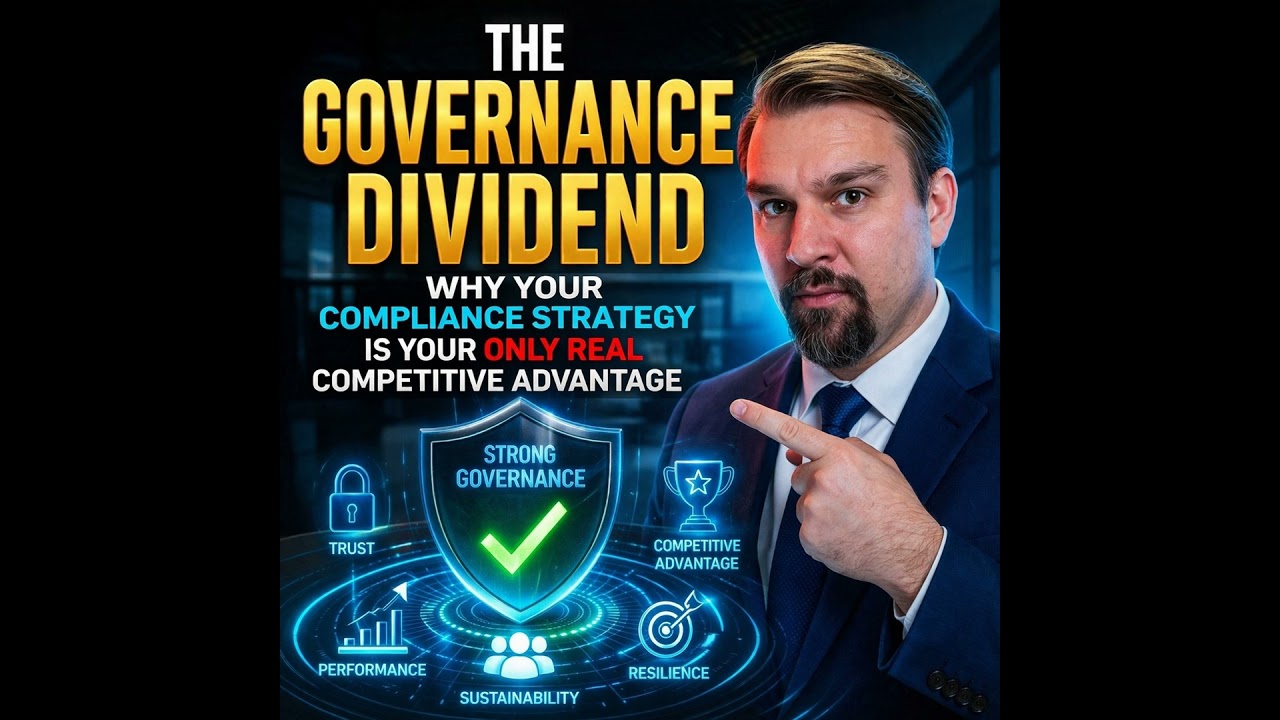 The Governance Dividend: Why Your Compliance Strategy is Your Only Real Competitive Advantage