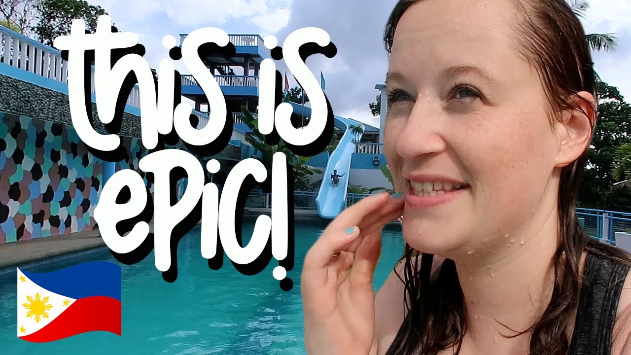 The Longest Slide in the Island Epic pool day in Romblon, PHILIPPINES