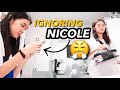 IGNORING MY SISTER FOR A DAY | Princess And Nicole