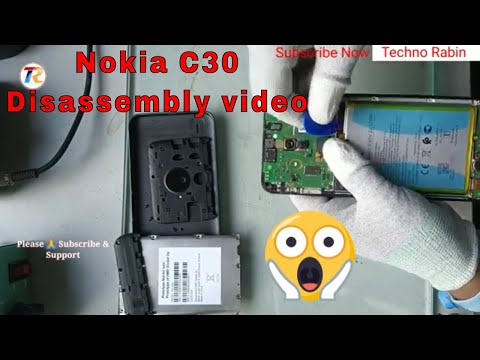 Nokia C30 disassembly video