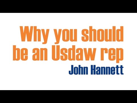 Why you should be an Usdaw rep - John Hannett
