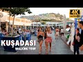 Kuşadası Walking Tour l August 2021 Turkey [4K HDR]