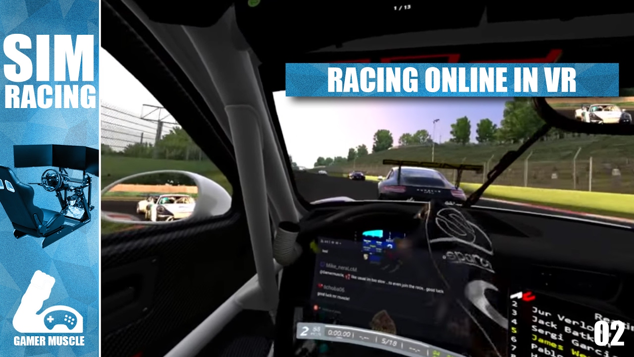 Assetto Corsa Online In VR - Battle For First Place games people play