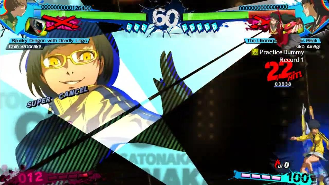 P4AU Shadow Chie combo - YouTube