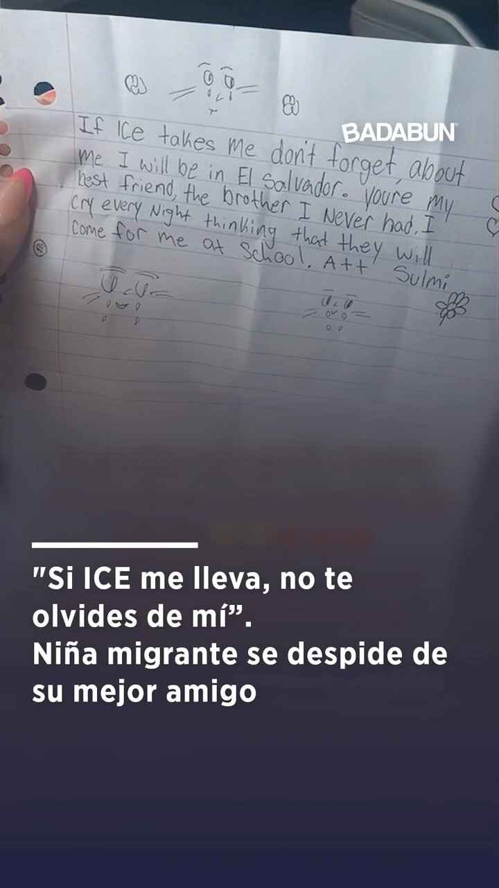 Niña migrante se despide de su mejor amigo @soyfeliperangel