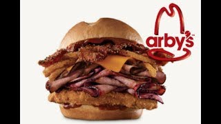 Trying Arby's Bourbon BBQ Triple Stack Sandwich