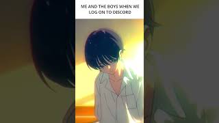 Me and the boys when we log on to discord #memes #edit #colorgrading #transformation #transition