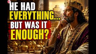 What Solomon Discovered After Becoming the Richest King
