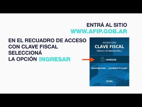 Tutorial sobre como recuperar clave fiscal