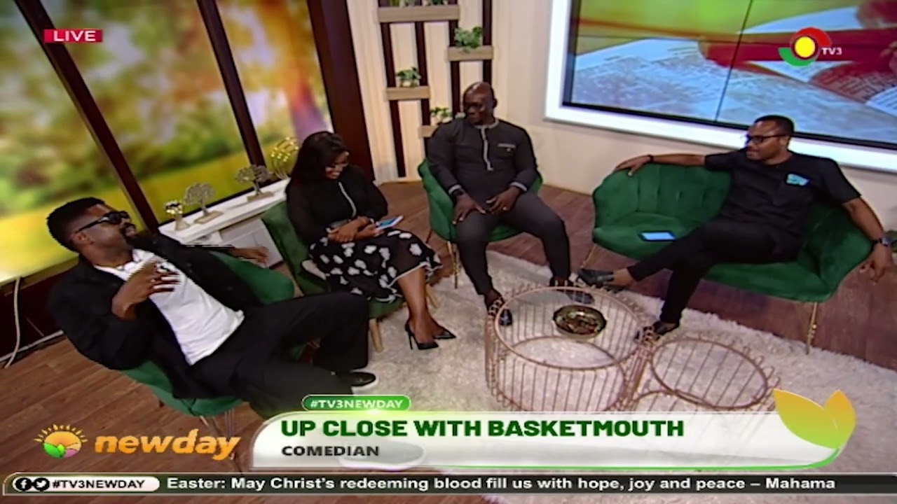 ⁣Exclusive Interview: TV3Newday Goes Up Close with Comedy Legend Basketmouth