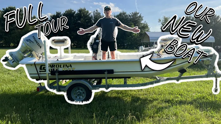 WE JUST GOT A NEW BOAT!!  |  Full Tour of our New 2011 17ft Carolina Skiff Fishing Boat!!