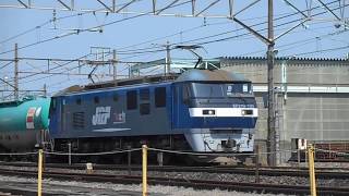 【JR高崎線】EF210と緑タキ　桃太郎　岡部駅　発車シーン