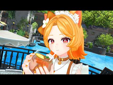 【Vlog】湖とカフェがあるイタリアっぽい街 #VRChat