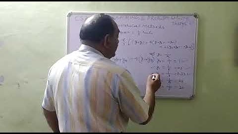 CS201 Numerical integration by S P Sharma GPC Dungarpur