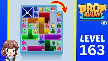 Drop Away Level 163 Solution Walkthrough