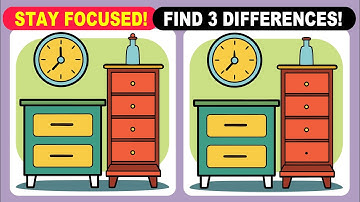 Can You Spot All 3 Differences in 90 Seconds?
