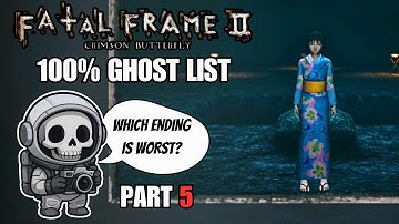 Final Boss + Secret Ending | Fatal Frame 2 (PS2) Part 5 (100% Ghost List)  #survivalhorror