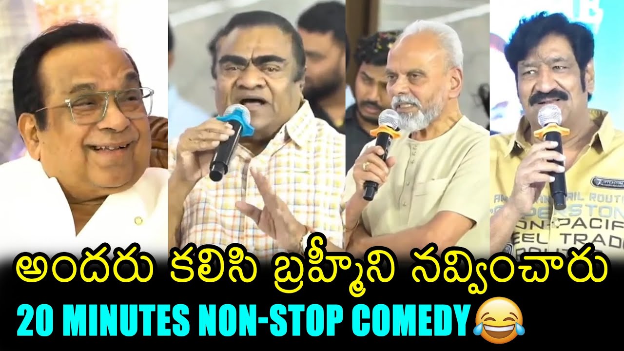 Babu Mohan, Lb Sriram & Raghu Babu FUNNY Speeches At Brahmanandam 70th Birthday Celebrations | FL