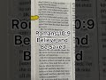 How the Bible Says We Are Saved Romans 10:9