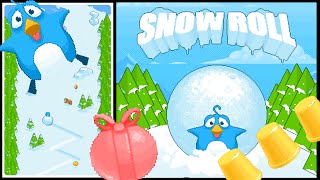 SNOW ROLL | ZigZag meets Crossy Road! | iOS Gameplay Review (iPhone/iPad)