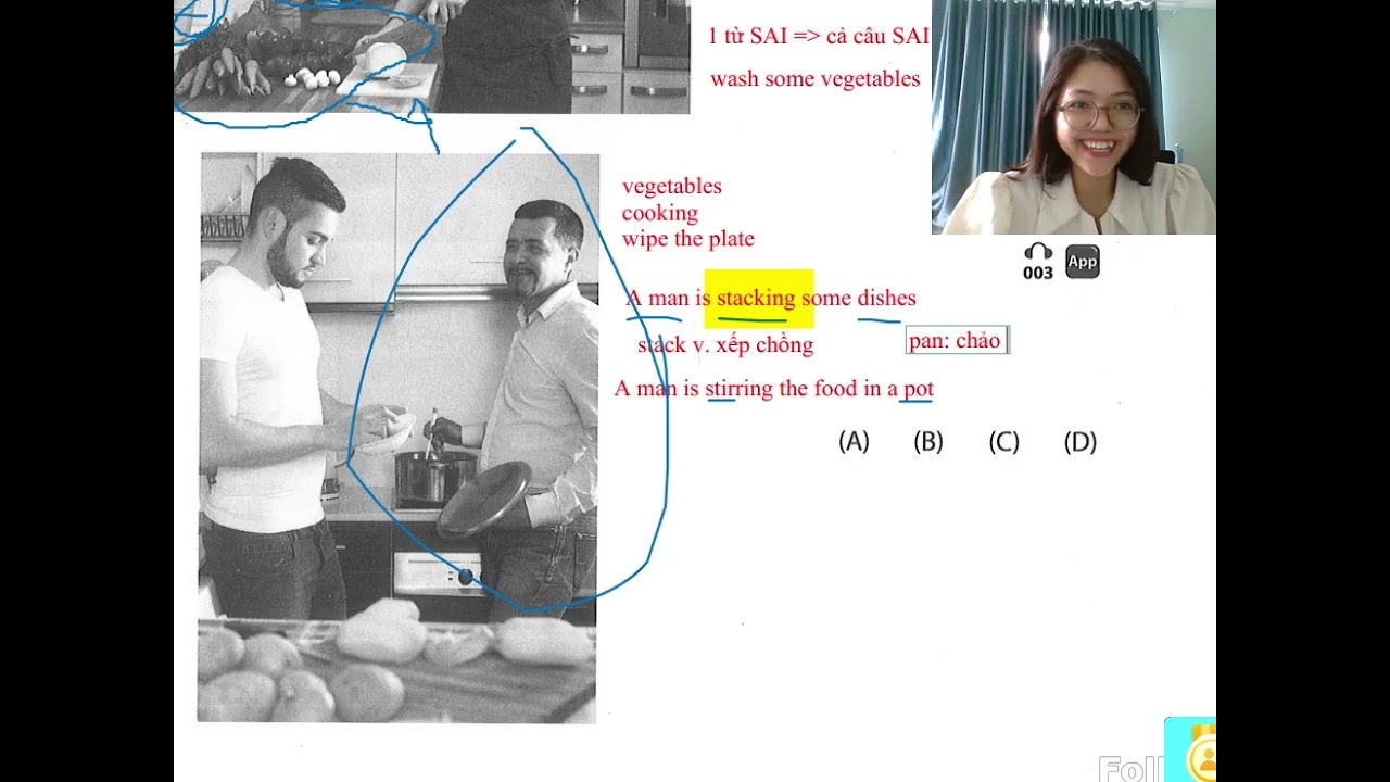 CÁC MẸO LÀM PART 1 TOEIC LISTENING HIỆU QUẢ