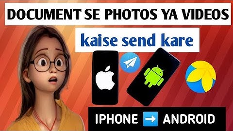Iphone se Android me video transfer kaise kare | how to transfer video or photo Iphone to Android