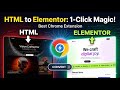 Turn AI-Generated Animated HTML into Elementor in One Click