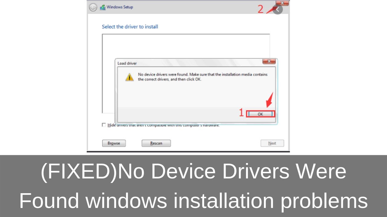 How To Fix A Required Cd Dvd Drive Device Driver Is Missing During