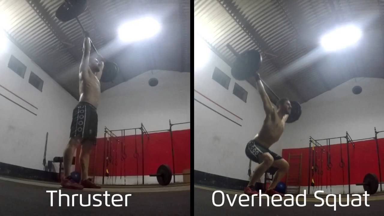 BOX 11 Thruster & Overhead Squat YouTube