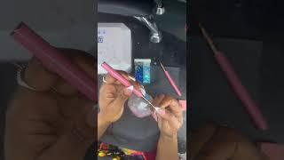 Do my nails with me (non dominant hand) live!