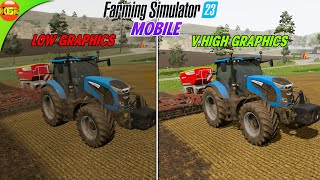 Graphics Comparison of FS23 on iPhone 12 Pro Max | Farming Simulator 23 Mobile screenshot 3