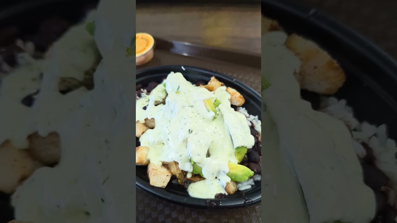 pollo tropical avocado chicken.... it was DELICIOUS! 