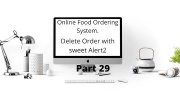 #laravel8 Part 29 Delete Order with Sweet Alert2 Online Food Ordering System With Us Buddy