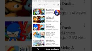 Rainbow dash reacts to (Sonic vs Rainbow dash) LOL