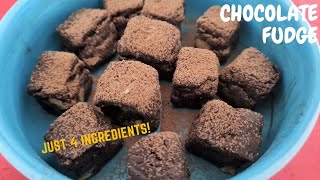 Chocolate Fudge in Just 4 Ingredients | Yummy Chocolate Treat | Chocolate Dessert screenshot 5