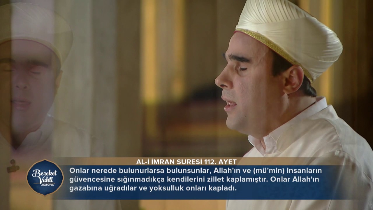 İbrahim Altıntaş'tan Ayasofya'da Kur'an Tilaveti