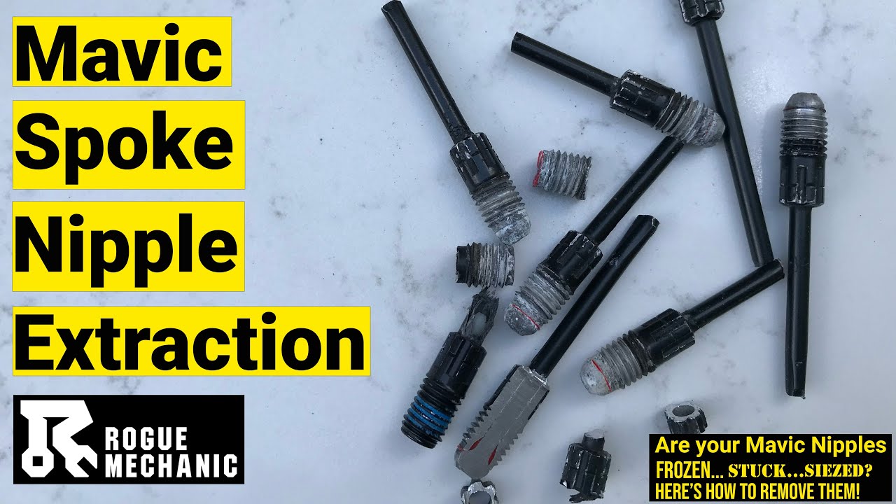 How to Remove Stuck Mavic Spoke Nipples YouTube